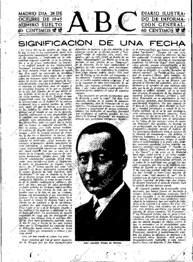 ABC MADRID 28-10-1945 página 3