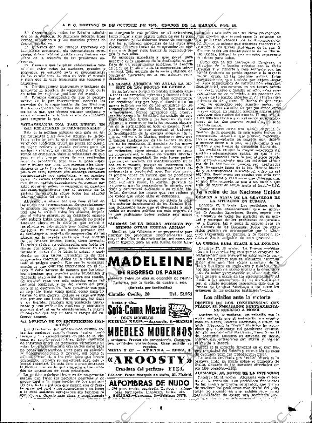 ABC MADRID 28-10-1945 página 33