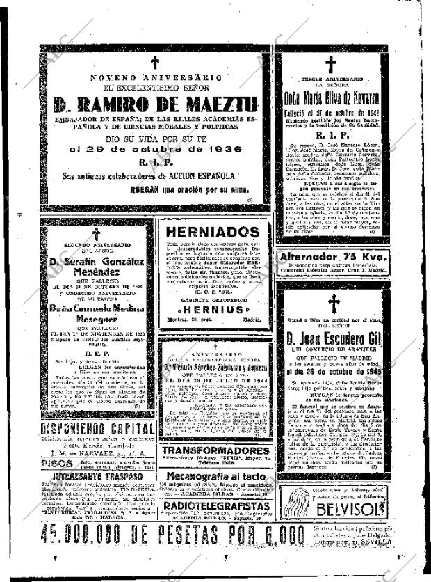 ABC MADRID 30-10-1945 página 29