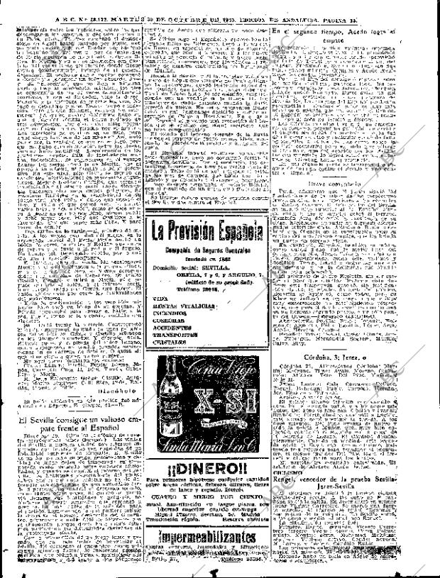 Periodico Abc Sevilla 30 10 1945 Portada Archivo Abc