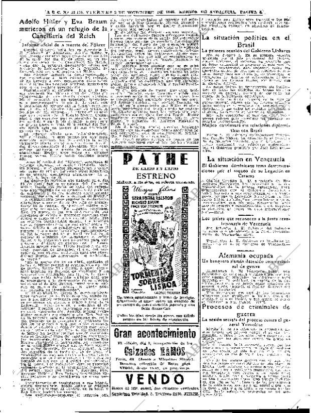 ABC SEVILLA 02-11-1945 página 4