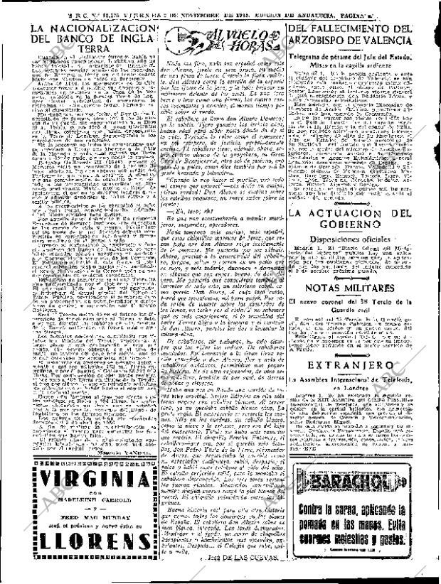 ABC SEVILLA 02-11-1945 página 6