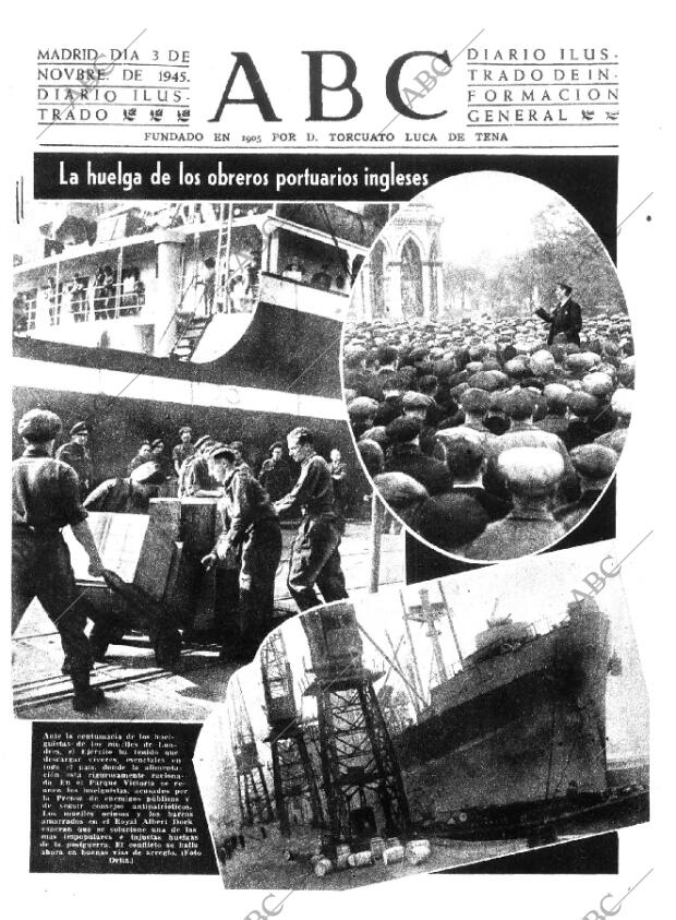 ABC MADRID 03-11-1945 página 1