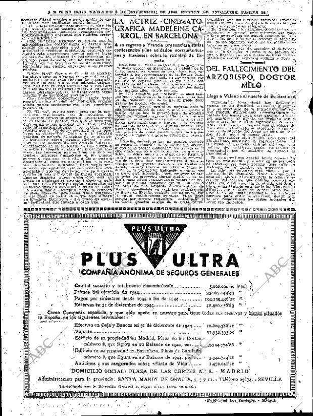 ABC SEVILLA 03-11-1945 página 14