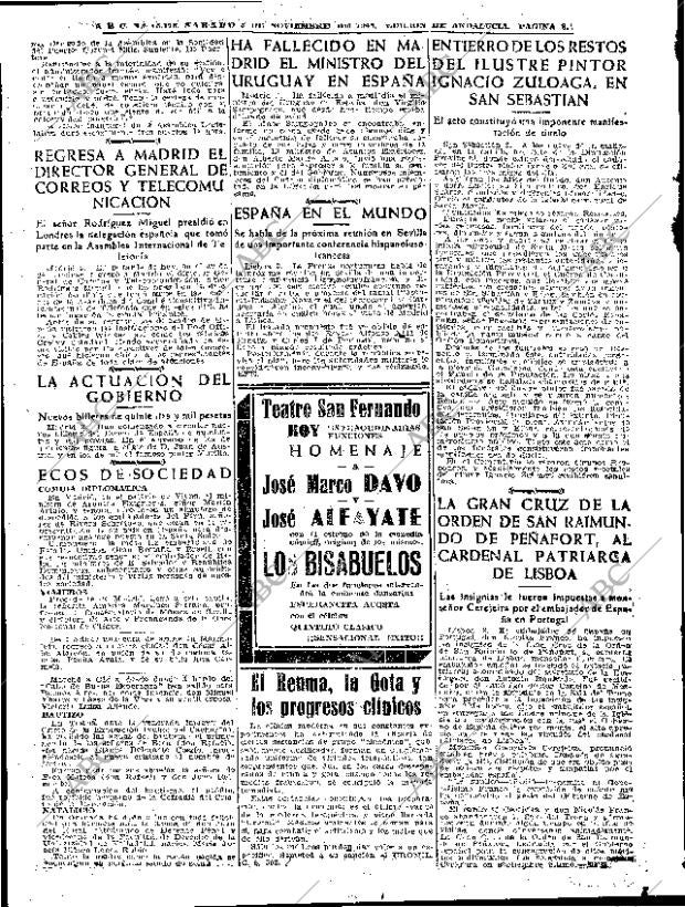 ABC SEVILLA 03-11-1945 página 8