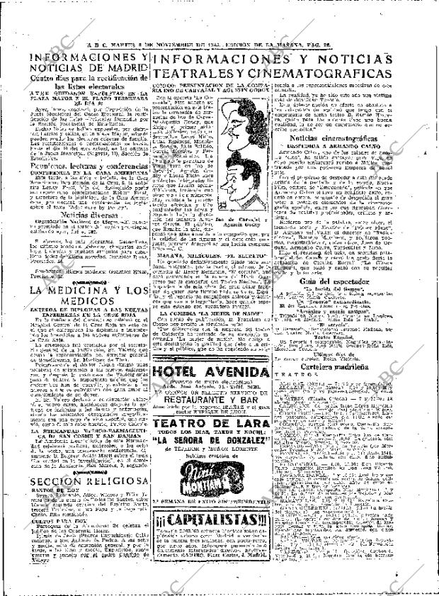 ABC MADRID 06-11-1945 página 22