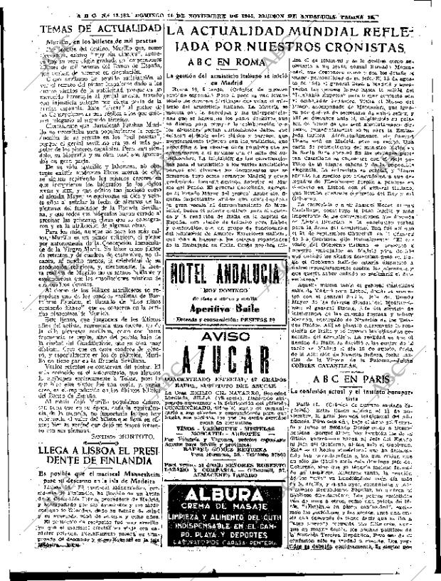 ABC SEVILLA 11-11-1945 página 15