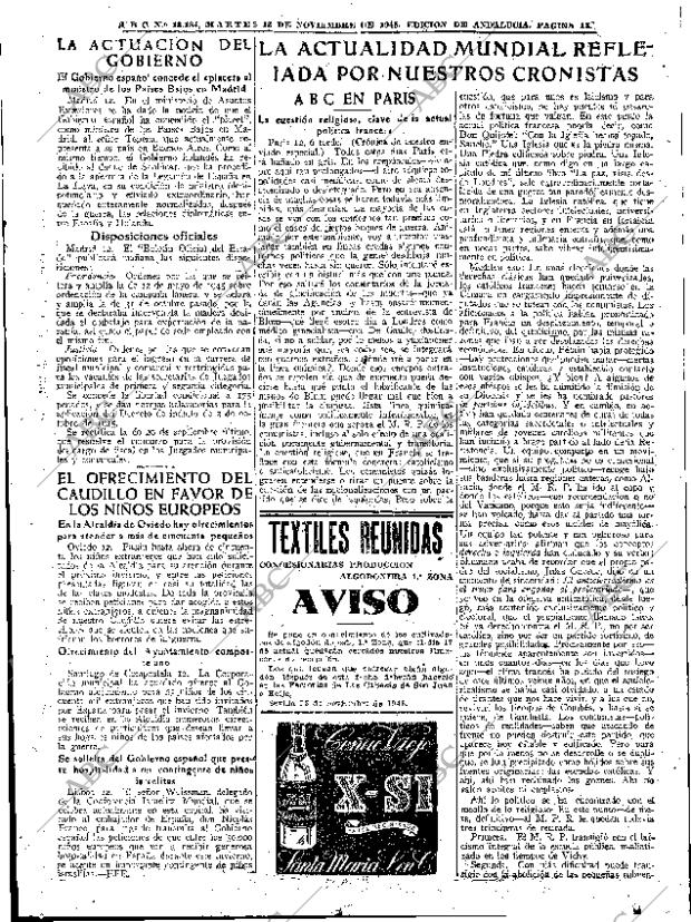 ABC SEVILLA 13-11-1945 página 13