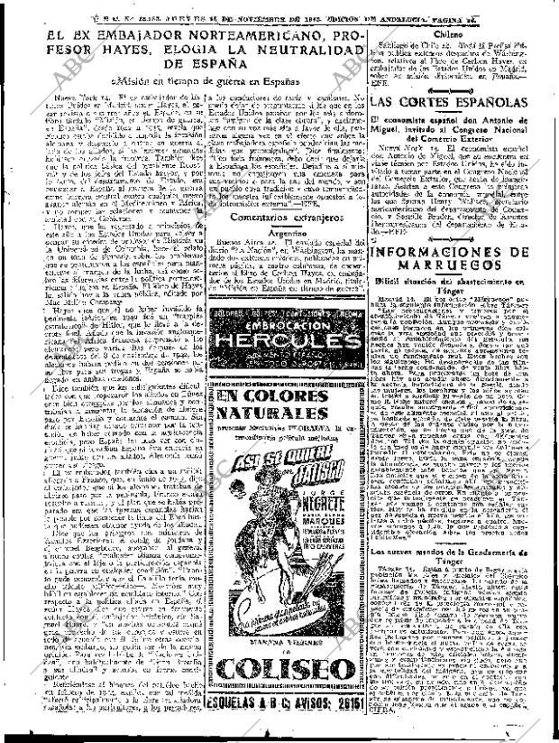 ABC SEVILLA 15-11-1945 página 13