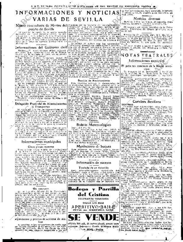 ABC SEVILLA 15-11-1945 página 15