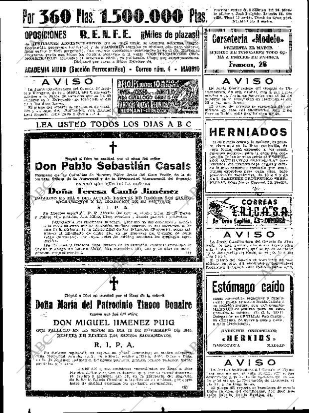 ABC SEVILLA 15-11-1945 página 16