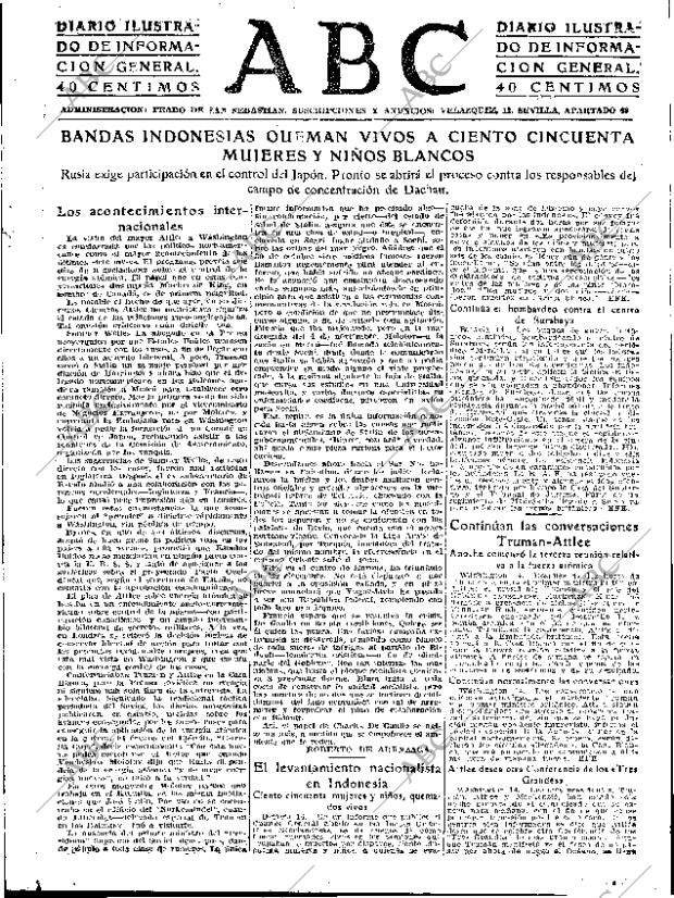 ABC SEVILLA 15-11-1945 página 7
