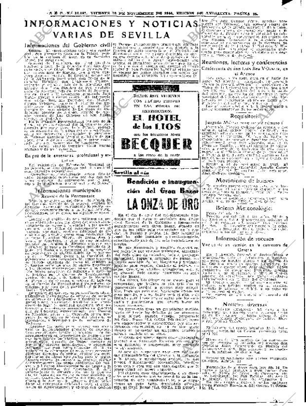 ABC SEVILLA 16-11-1945 página 15