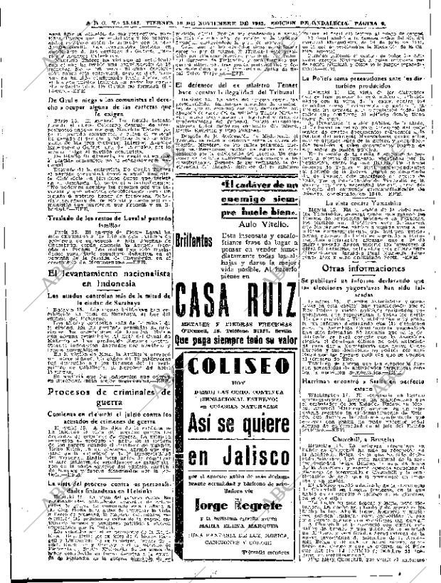 ABC SEVILLA 16-11-1945 página 9