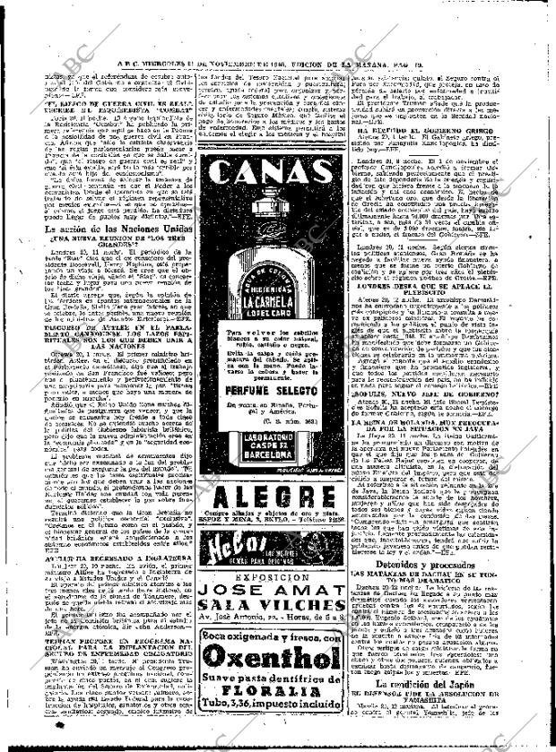 ABC MADRID 21-11-1945 página 19