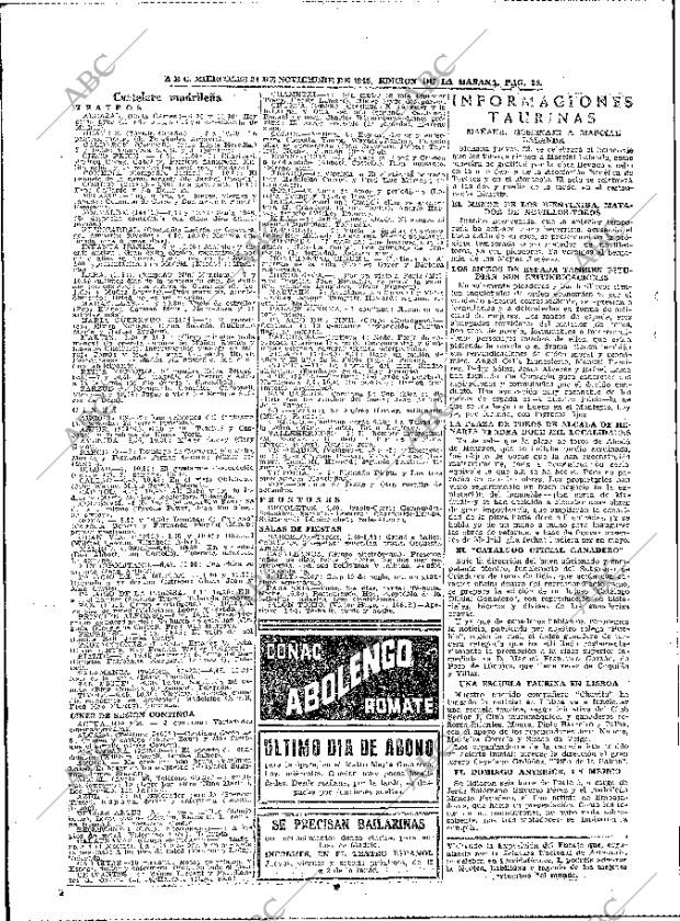 ABC MADRID 21-11-1945 página 28
