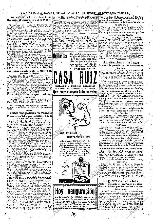 ABC SEVILLA 24-11-1945 página 9