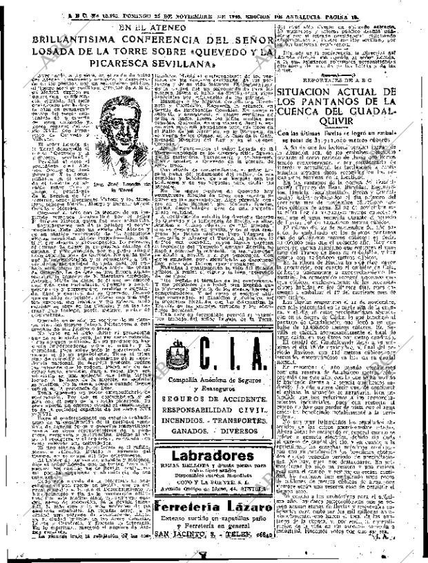 ABC SEVILLA 25-11-1945 página 15