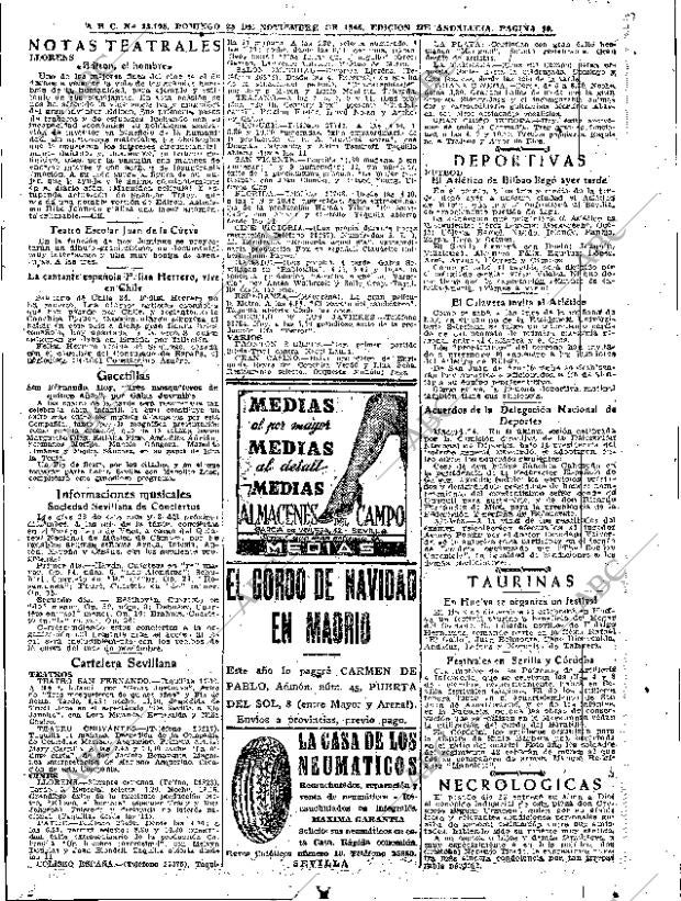ABC SEVILLA 25-11-1945 página 19