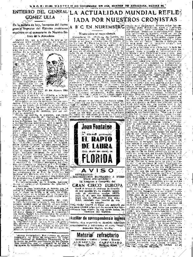 ABC SEVILLA 27-11-1945 página 11