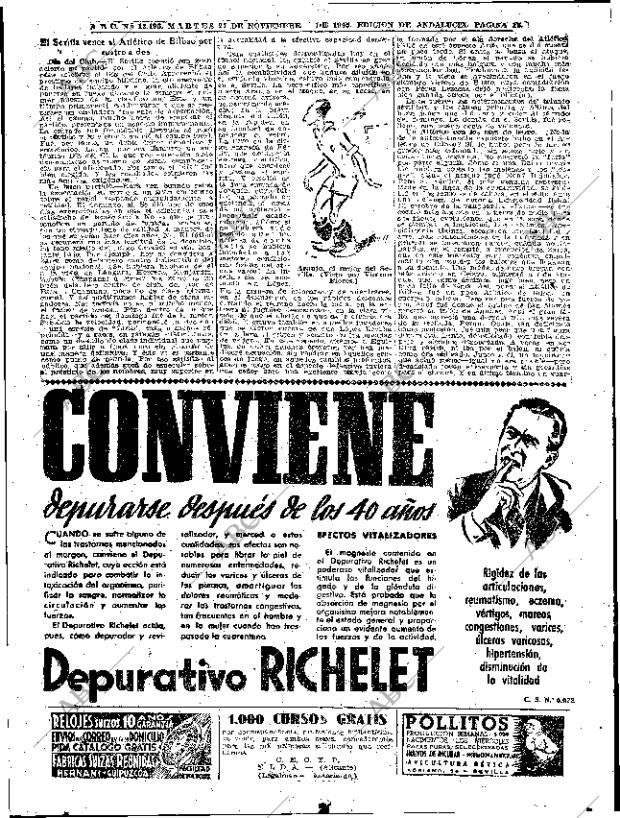 ABC SEVILLA 27-11-1945 página 18