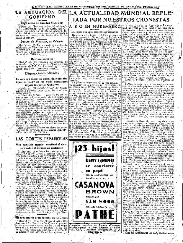 ABC SEVILLA 28-11-1945 página 11