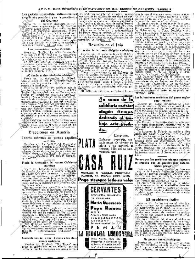 ABC SEVILLA 28-11-1945 página 9