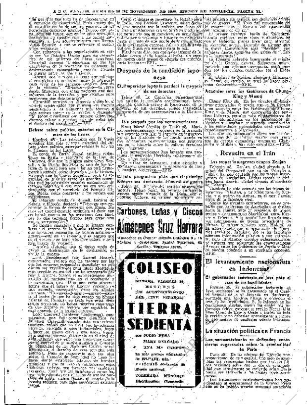 ABC SEVILLA 29-11-1945 página 11