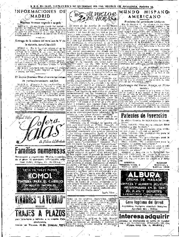 ABC SEVILLA 02-12-1945 página 14
