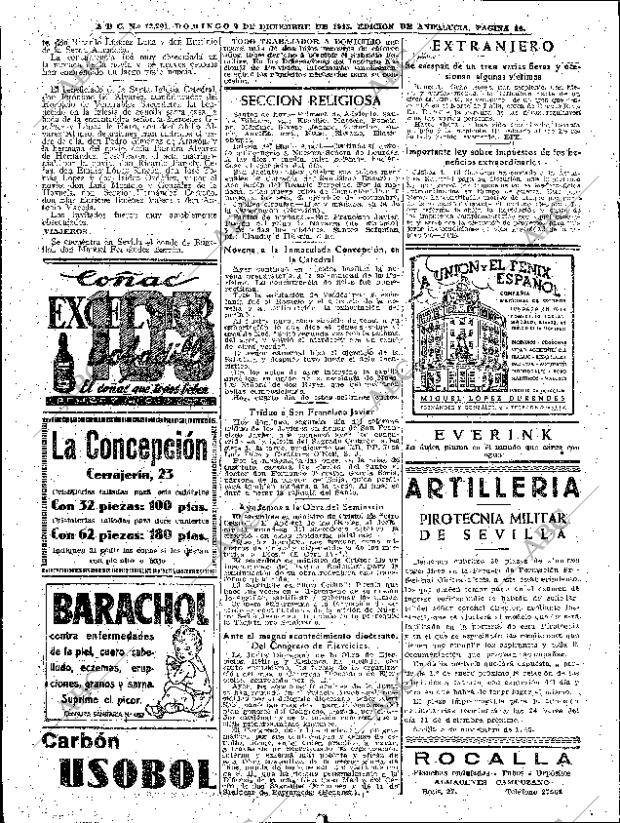 ABC SEVILLA 02-12-1945 página 16