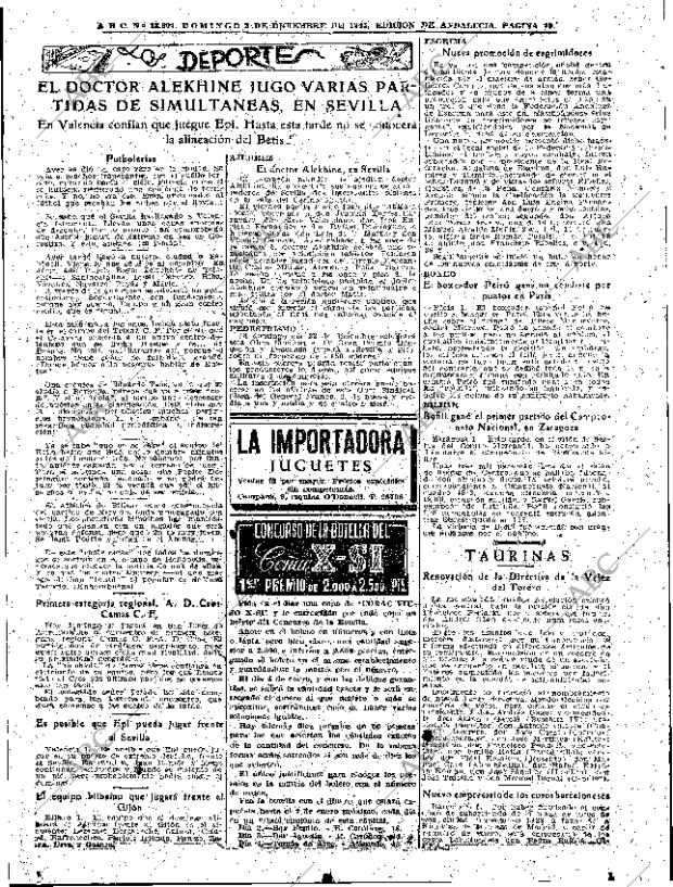 ABC SEVILLA 02-12-1945 página 19