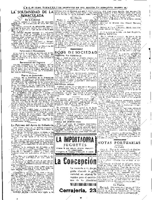 ABC SEVILLA 07-12-1945 página 14