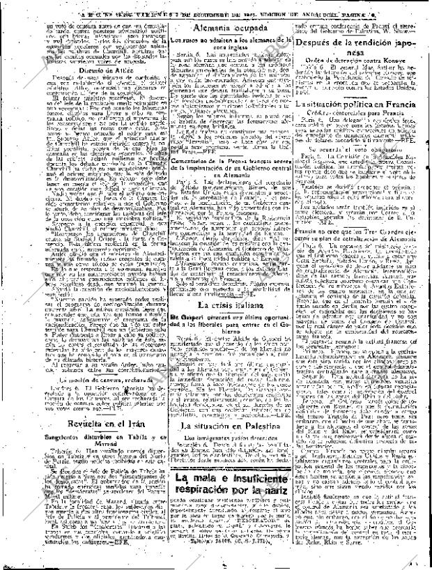 ABC SEVILLA 07-12-1945 página 8