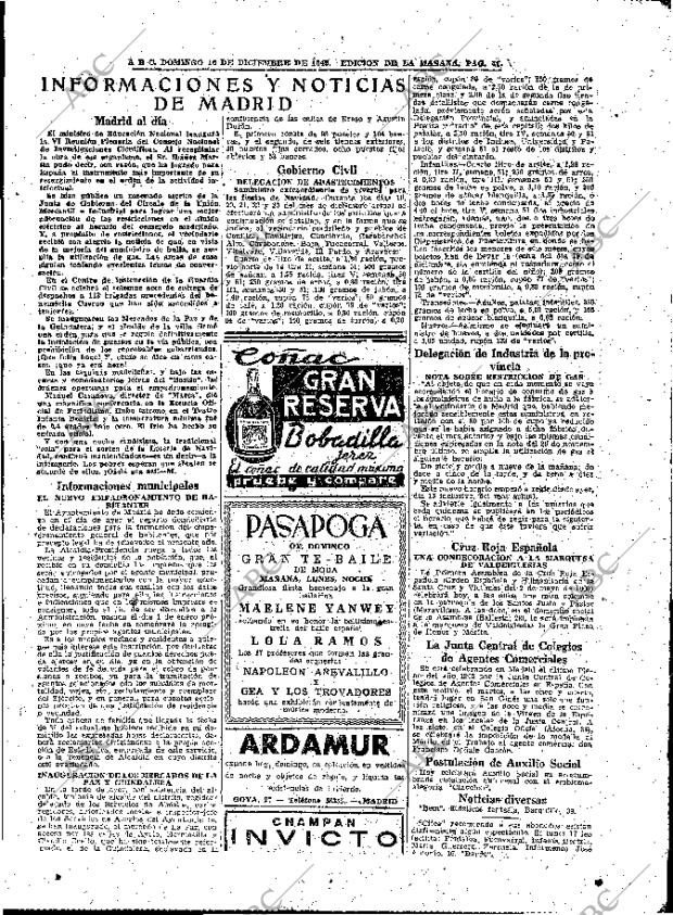 ABC MADRID 16-12-1945 página 41