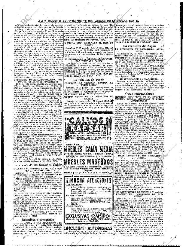 ABC MADRID 18-12-1945 página 17