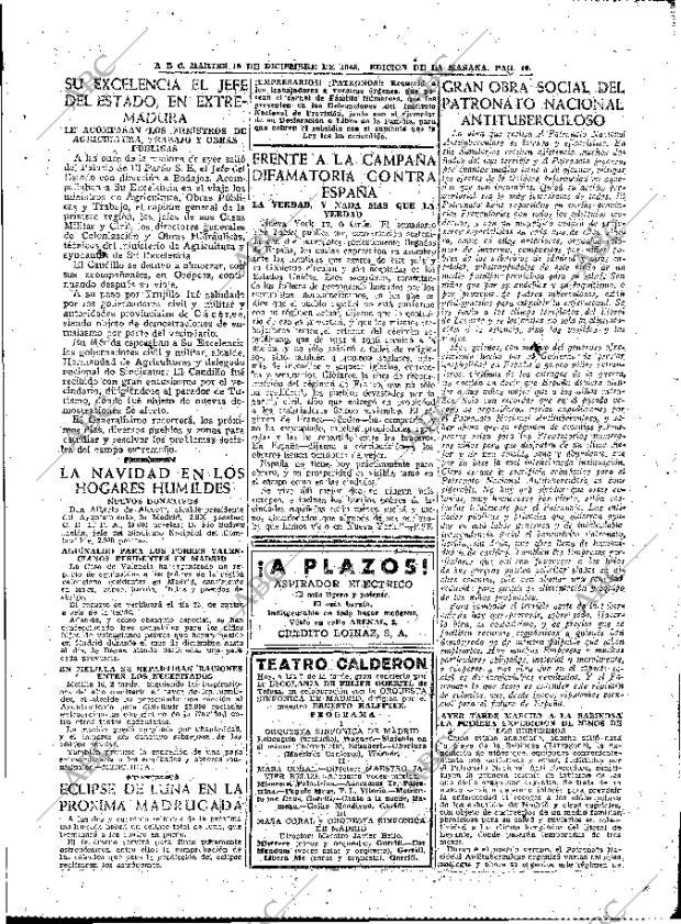 ABC MADRID 18-12-1945 página 19