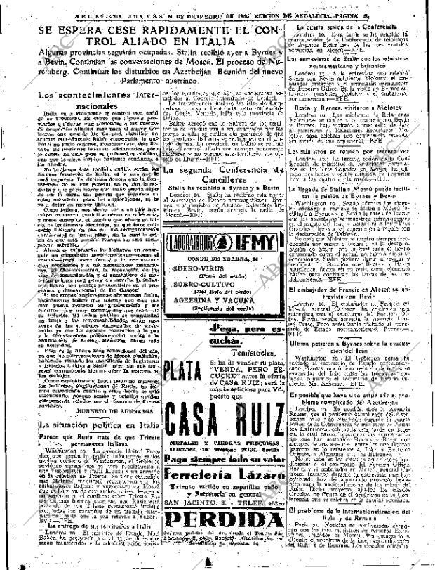 ABC SEVILLA 20-12-1945 página 9