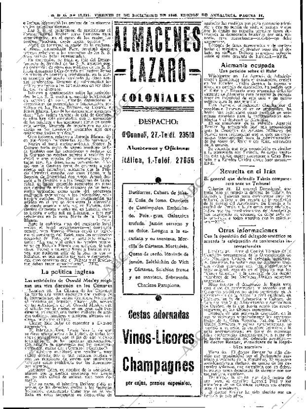 ABC SEVILLA 21-12-1945 página 11