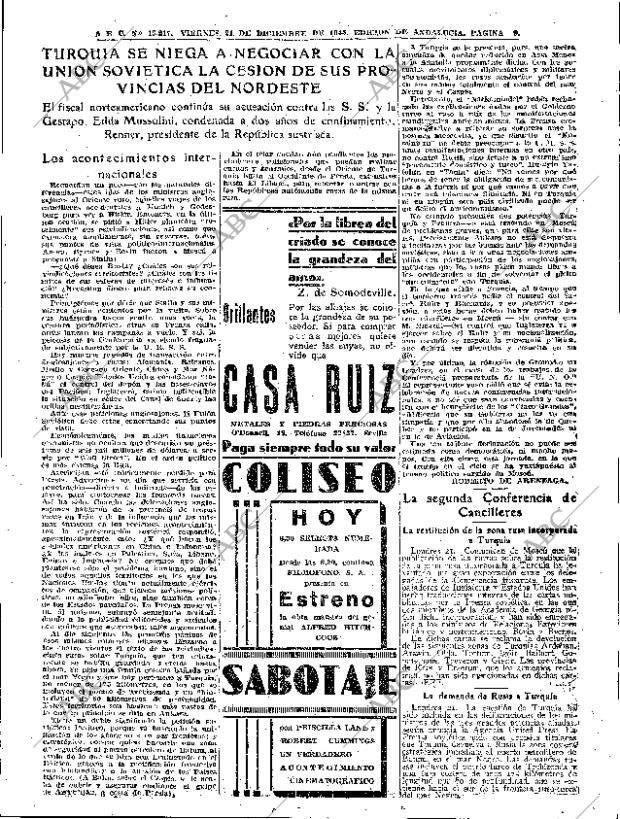 ABC SEVILLA 21-12-1945 página 9