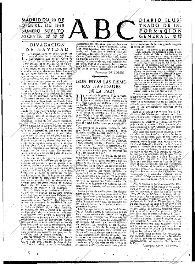 ABC MADRID 23-12-1945 página 3