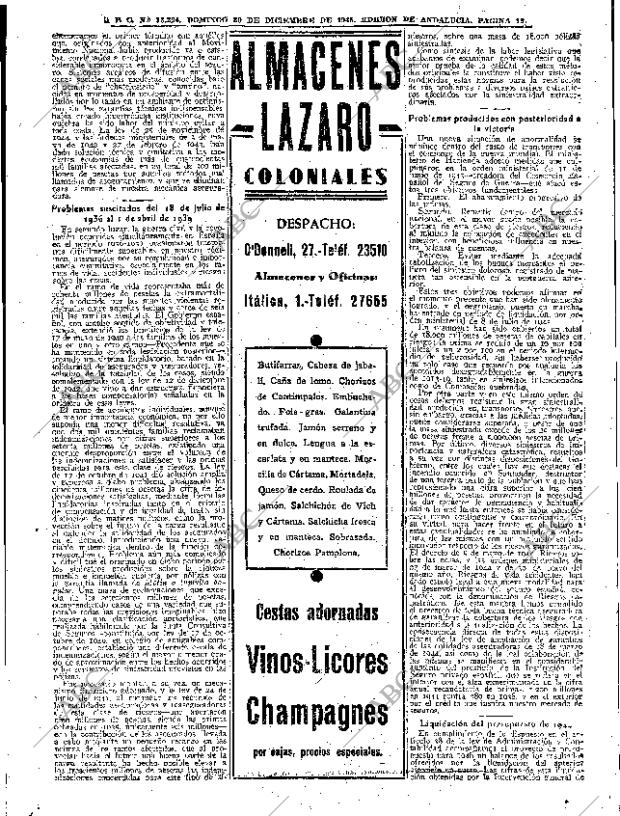 ABC SEVILLA 30-12-1945 página 19