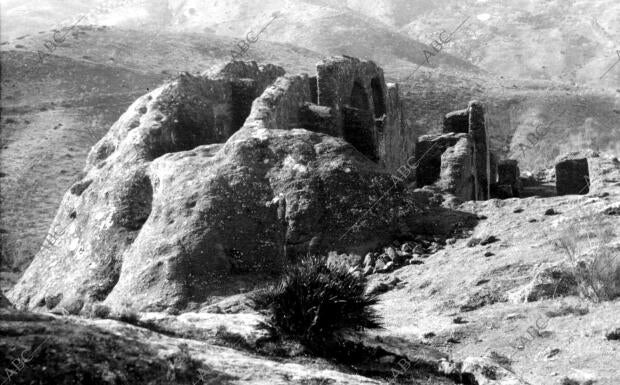 Aspecto de las Ruinas de Bobaxter en los Ardales (Málaga)