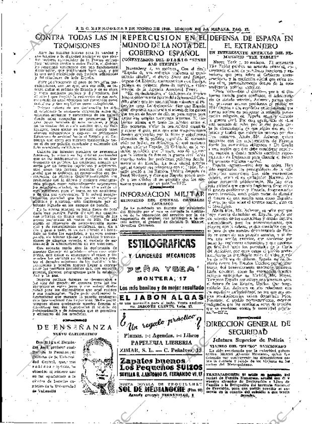 ABC MADRID 02-01-1946 página 17