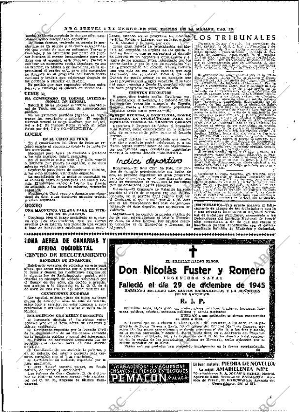 ABC MADRID 03-01-1946 página 28