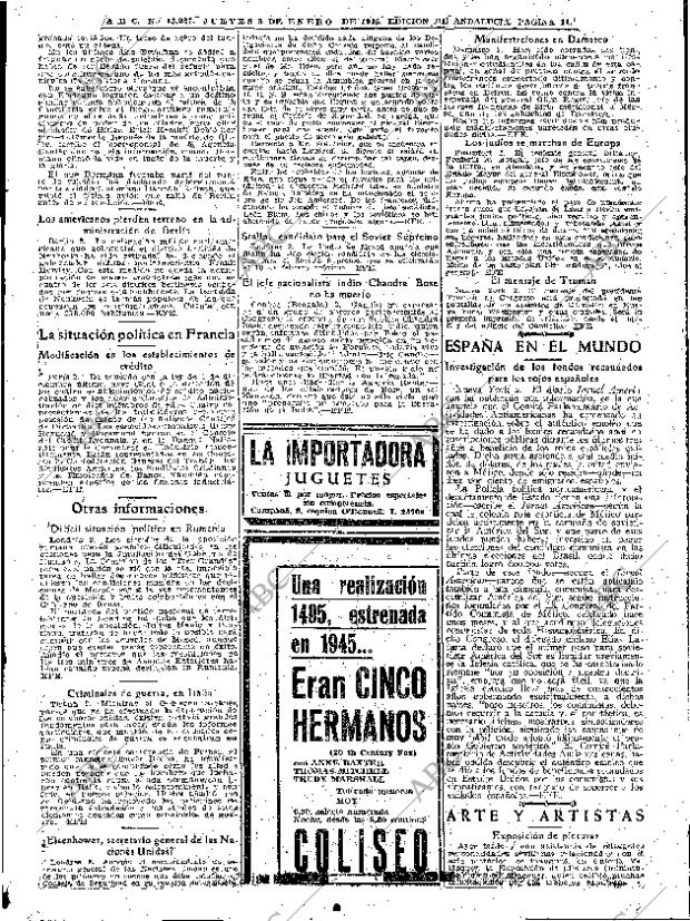 ABC SEVILLA 03-01-1946 página 11