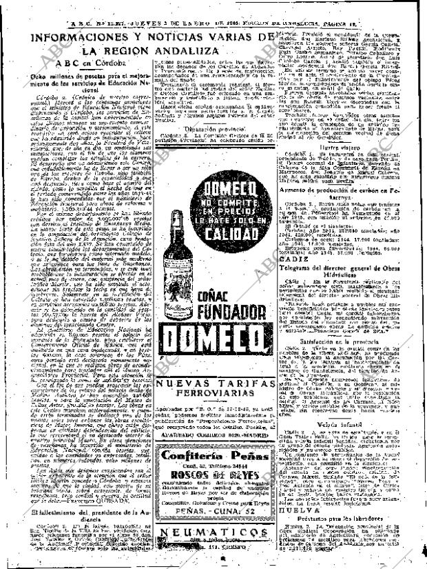 ABC SEVILLA 03-01-1946 página 12