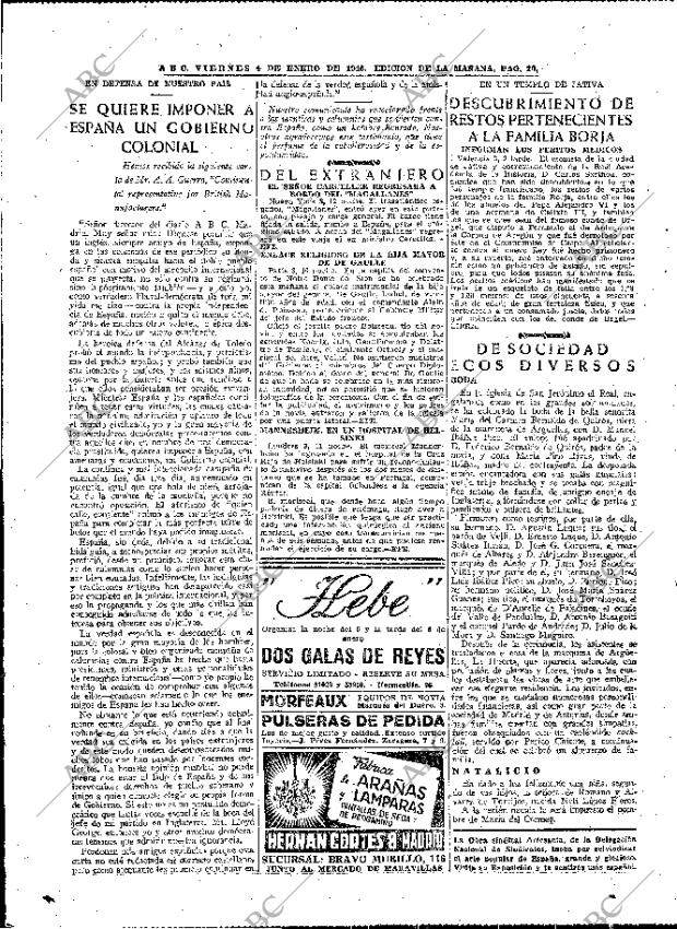 ABC MADRID 04-01-1946 página 20