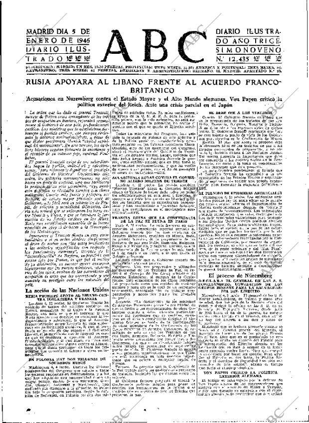 ABC MADRID 05-01-1946 página 15