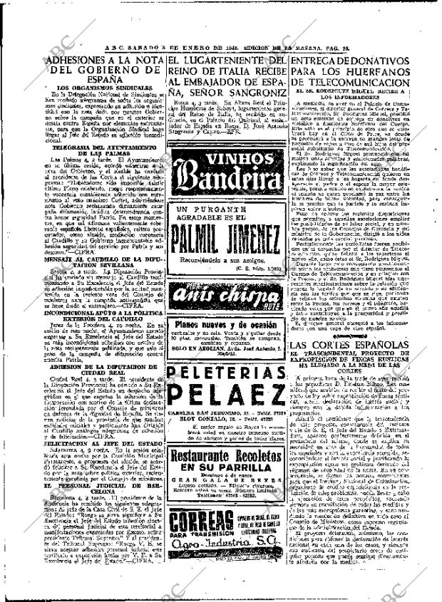 ABC MADRID 05-01-1946 página 18