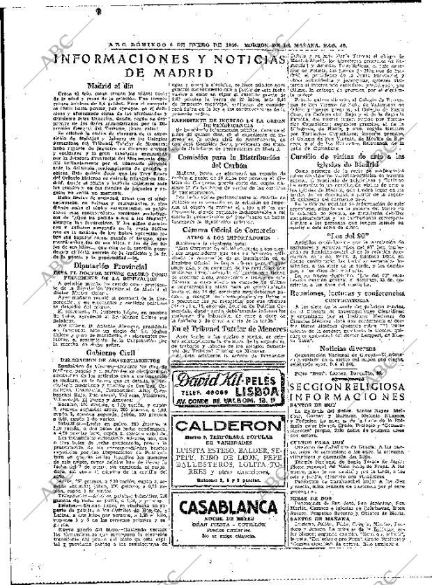 ABC MADRID 06-01-1946 página 40